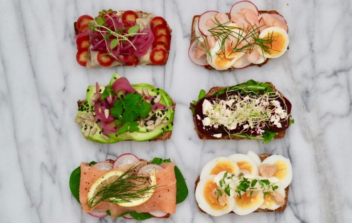 Danish open sandwich&nbsp;(Smørrebrød)