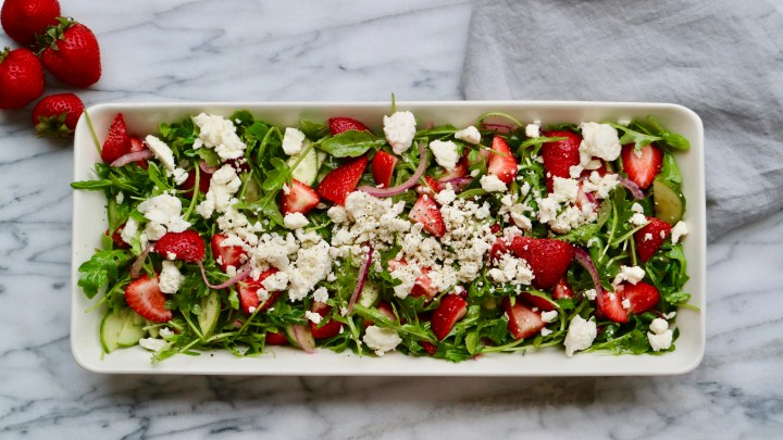 Strawberry summer salad