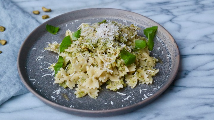 Pasta with broccoli&nbsp;pesto
