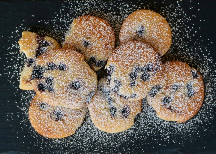Blueberry and ginger&nbsp;muffins