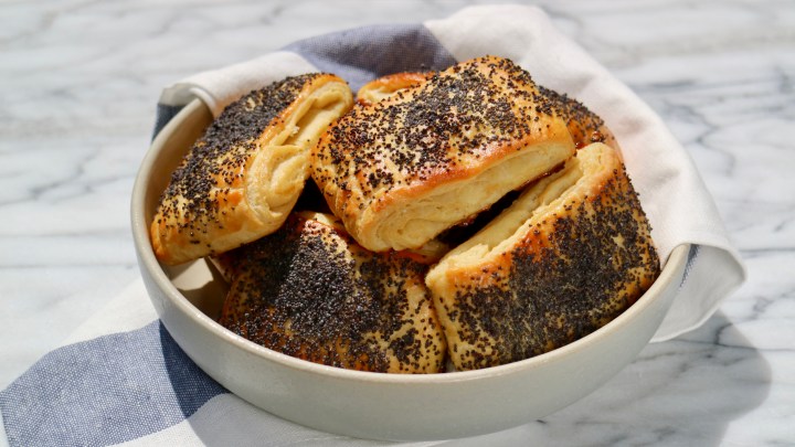 Danish poppy seed rolls&nbsp;(Tebirkes)